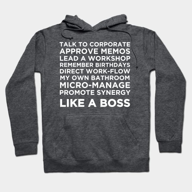 LIKE A BOSS shirt design, The Lonely Island Hoodie by KellyDesignCompany